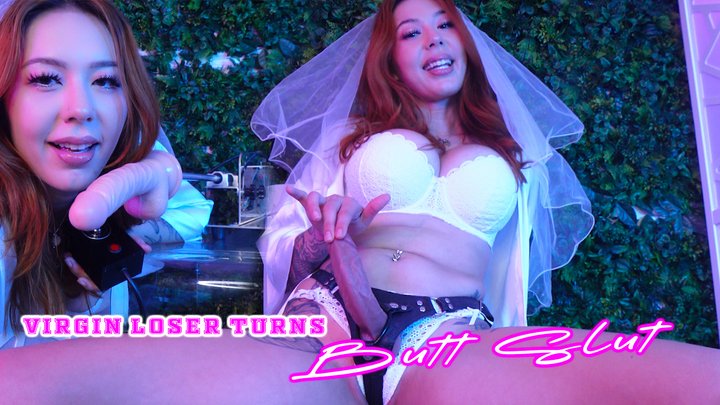 Virgin Loser Turns Butt-Slut: POV Strap-On Male Bondage Pegging, Simulated Face-