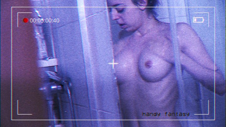 Tape 011 (B): Hidden voyeur films her showering and masturbating