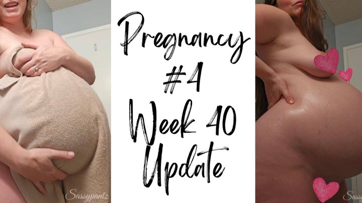 Pregnancy #4 - 40 Week Update - A candid scene featuring Pregnant Belly, Belly F