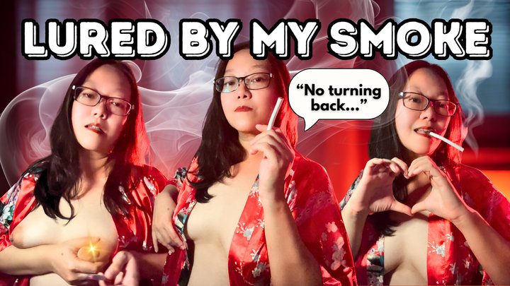 Sultry Smoking Asian MILF: Luring You Into My Apartment With Smokey Kisses & Puf
