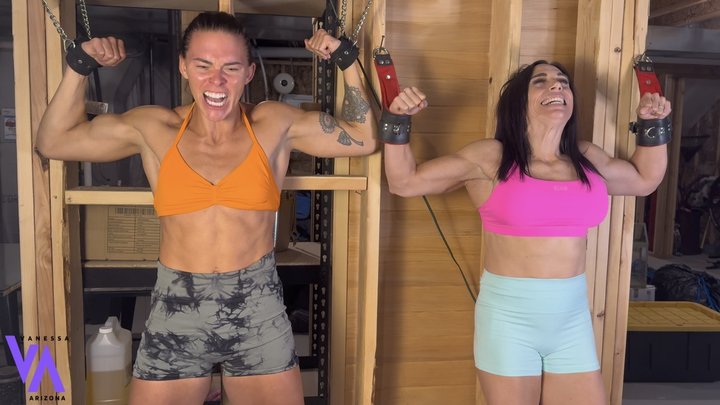 BONDAGE RESTRAINT CHALLENGE WITH LEXA STAHL AND VANESSA ARIZONA