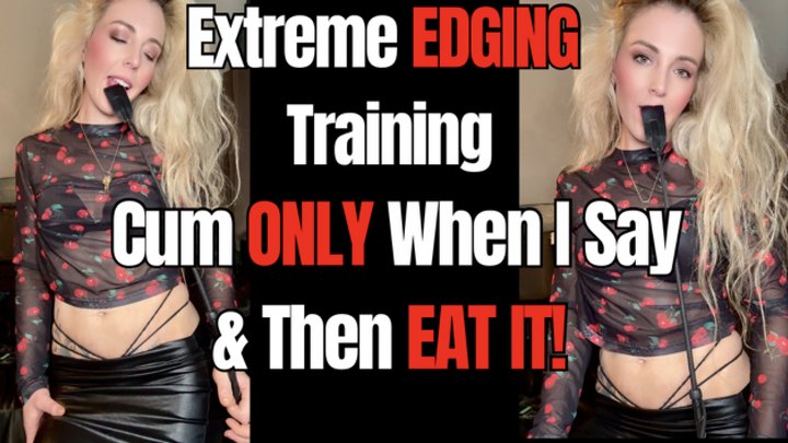No Mercy Extreme Edging JOI CEI Edging Challenge! Prove You're Worthy & Earn You