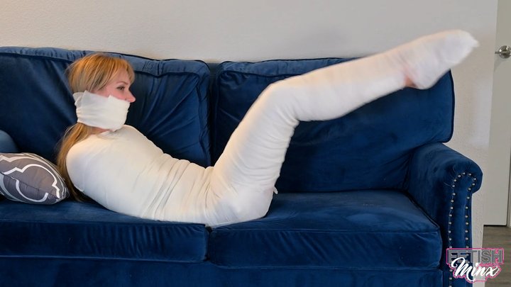 Cara Day Mummified, Gagged and Tickled (MP4 Format)