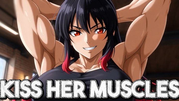 POV Muscle Worship - Rika Shows Off Her Superior Physique | Femdom Muscle Flex D
