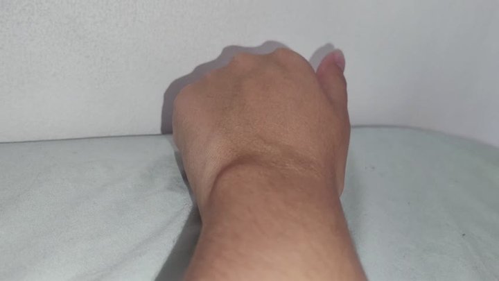 The swollen veins in my hands
