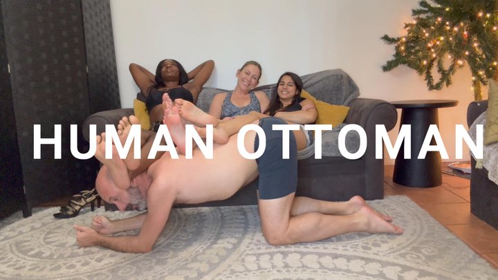 MISTY ADDAMS GETS A HUMAN OTTOMAN