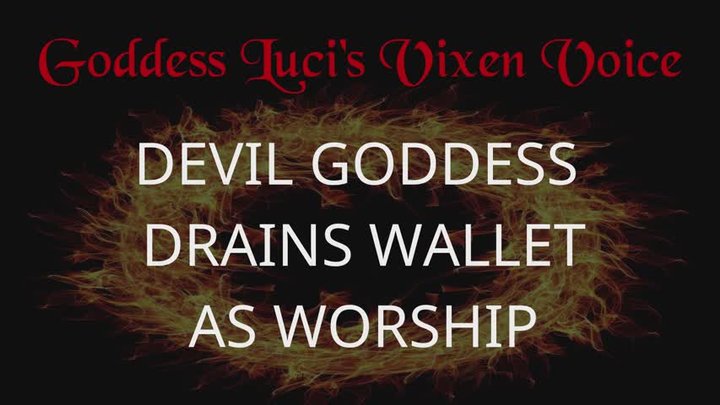 Devil Goddess Drains Wallet As Worship