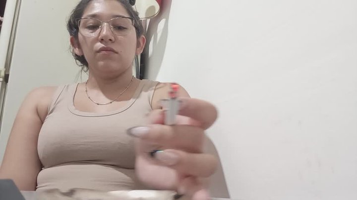 Enjoying my cigarette