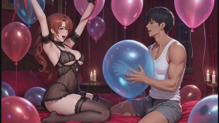 Balloons Fantasies #4B: Whispers of Latex Ecstasy (Animated)