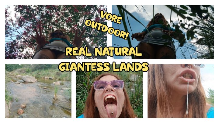 GIANTESS FOREST AND RIVER - VORE IN THE NATURE
