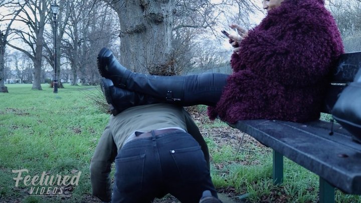 I love using you as a footstool in the park (Full HD 1080p MP4)