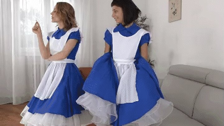 You don't know how to escape under the skirts of the two Alices ! ( 2 PART MP4 -