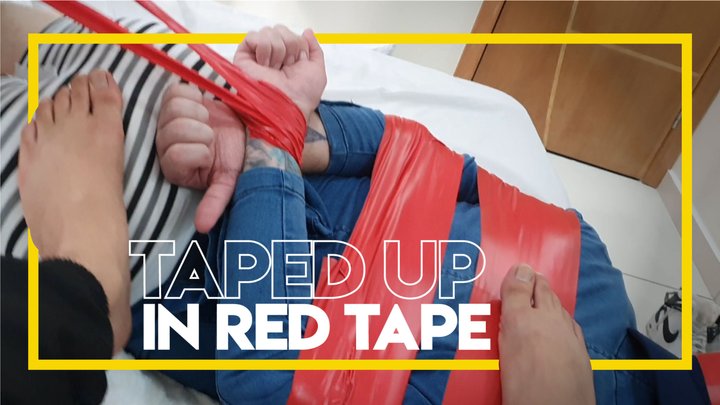 Tonny Tape dominated by a secret master (1080p) Gay Bondage - Gay Domination - T