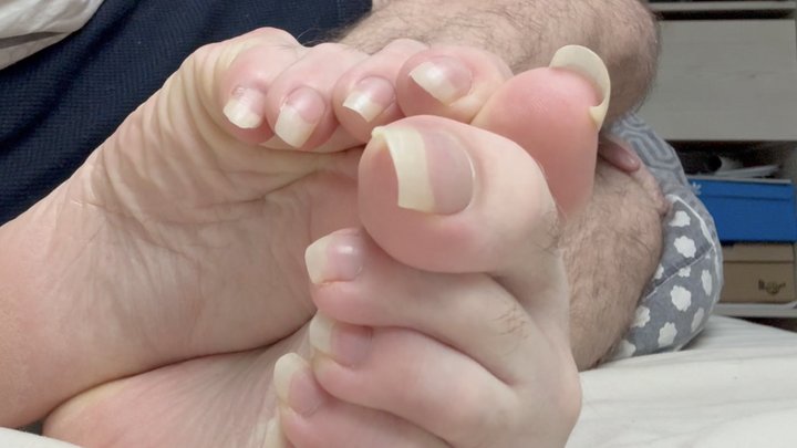 Sexy long toenails