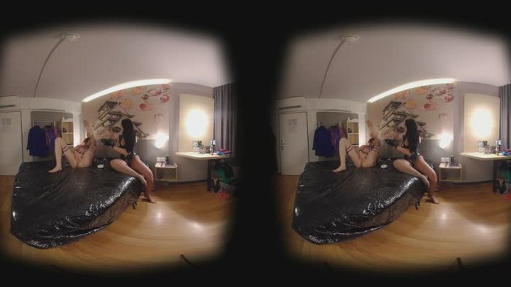 Jasmine_Dlight & Mistress Luciana - VR Extreme Extra Deep Anal Plug Insertions &
