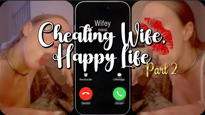 Cheating Wife Happy Life Part 2 - cuckold | real couple | roleplay | BBC | inter