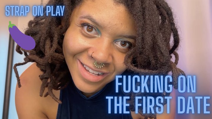 Fucking on the First Date Strap On POV