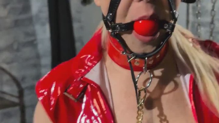 Victoria C. Red Boots & Pvc
