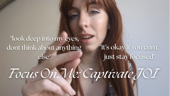 Focus on Me: Captivate JOI -- Pay Lavender