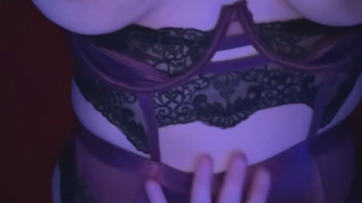 MILF Goddess Fucked RAW by Husband in Lace Lingerie... cum watch as he pinches a