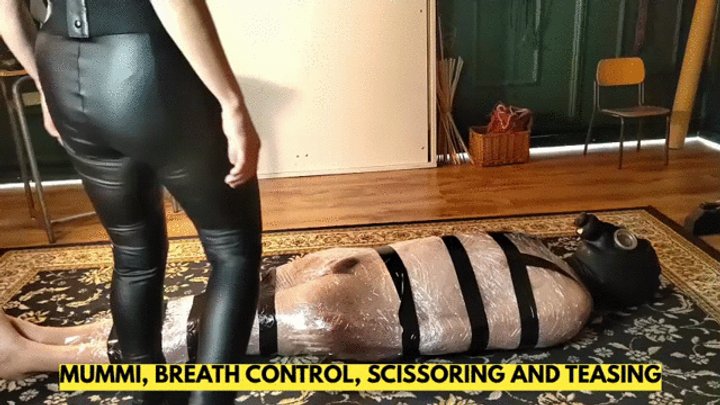 MUMMIFIED, TEASED, SMOTHERED WITH HANDS AND ASS FOR ALMOST 40 MINUTES LIGHT VERS