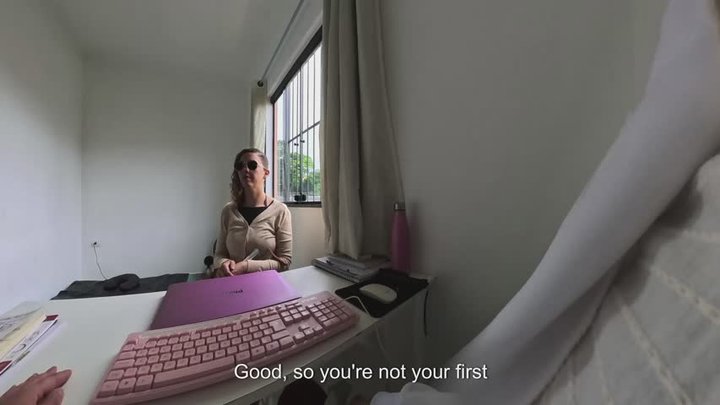 The anal exam of the little blind patient.