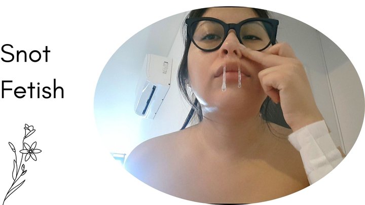 One morning, I was blowing my nose.