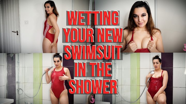 Wetting Your New Swimsuit In The Shower