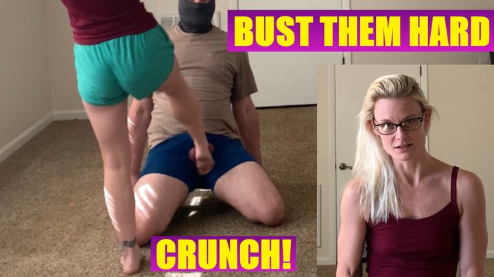 Practicing for a ballbusting competition!
