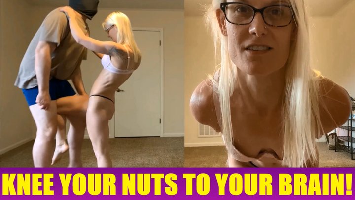 BALLBUSTING threats and knees! I will knee your balls into your stomach!