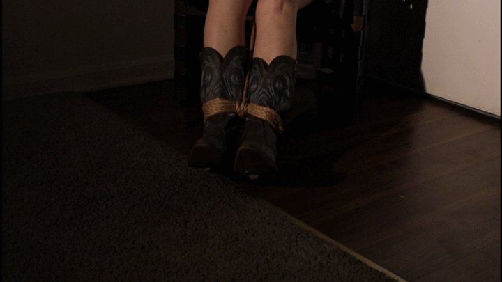 Rachel cowgirl in bondage