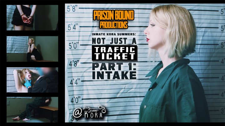 Not Just a Traffic Ticket - Part 1 Kora Summers Criminal Girl Handcuffed, Arrest
