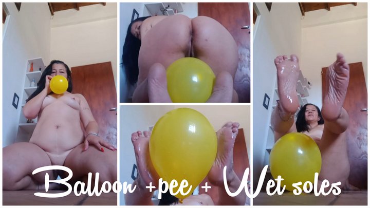 Balloon +pee + Wet soles