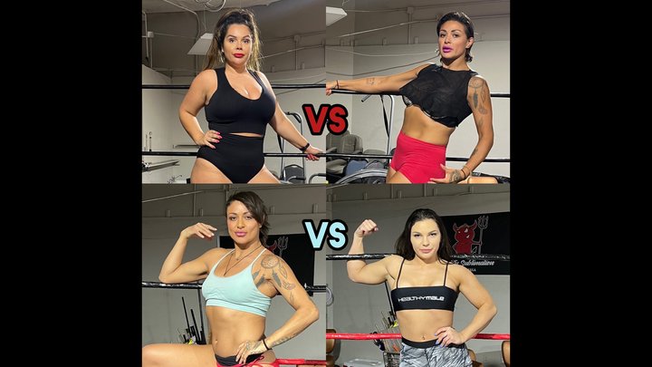 Foot Match Double Feature: New Girls Take on Miss Big D!