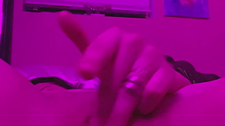 Glowing Lights Pussy Play on Floor