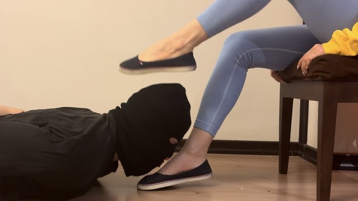 Goddess Adriana Brutal Flat Shoes Kicking and Trampling Domination