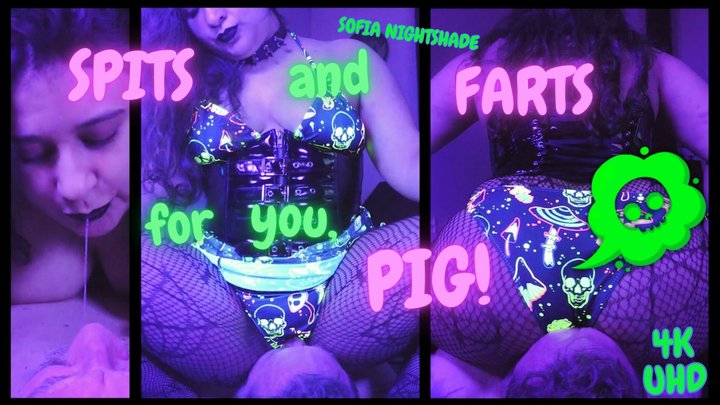 SPITS and FARTS for you, PIG! - 4K ULTRA HD