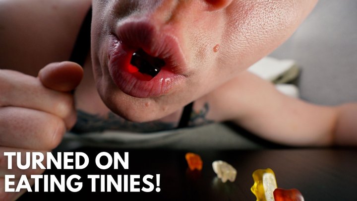 Turned on Eating Tinies - Giantess Jaq Quicksilver Aroused by Voring Gummi Victi