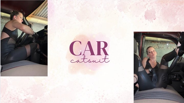 catsuit in the car