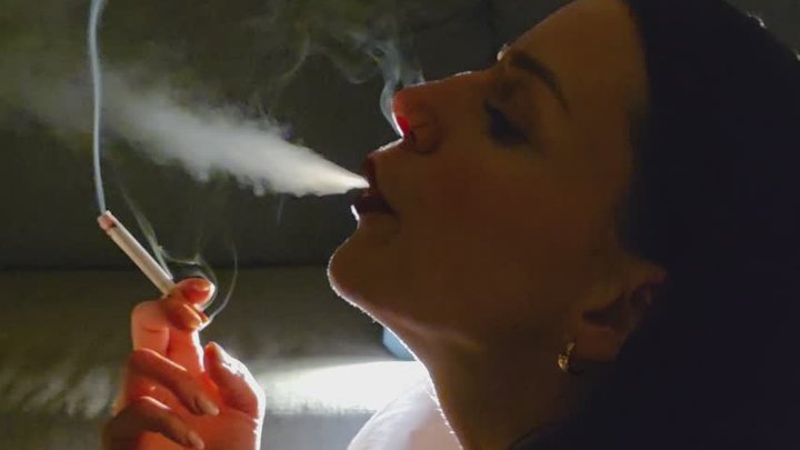 Lucky Strike and heavy Nose Exhales