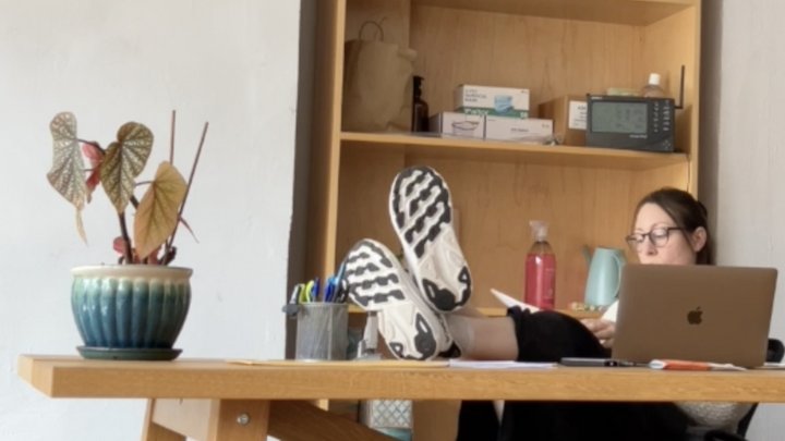 At Work Ignoring You & Propping My Sneakers Up On My Desk