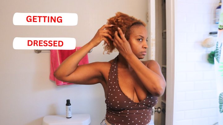 Getting Dressed and Styling Afro