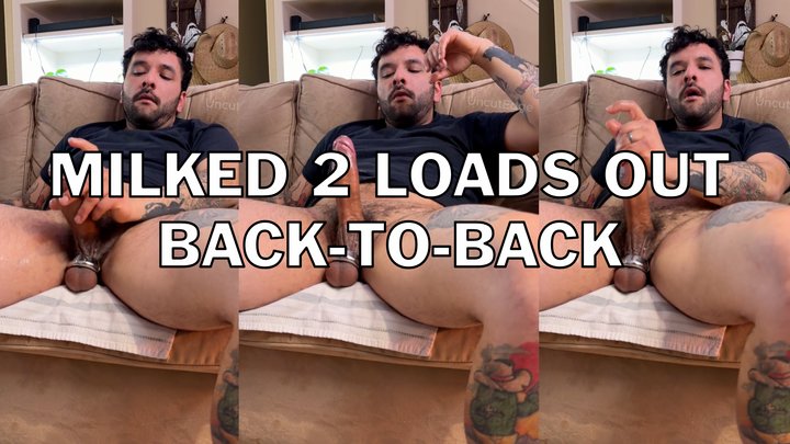 Went Live And Milked 2 Loads Back To Back (Uncut Gooning + Edging) 02182026
