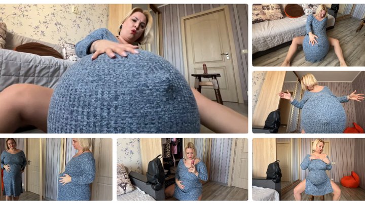 A dildo fucked pregnant stepmother WMV