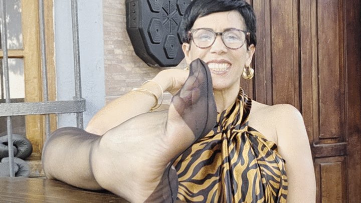 Milah Wrinkled Soles Heaven 8 Secrets in Lace Stockings