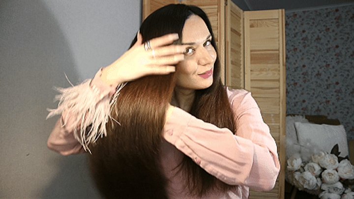 Hair tease with new color of my hair WMV