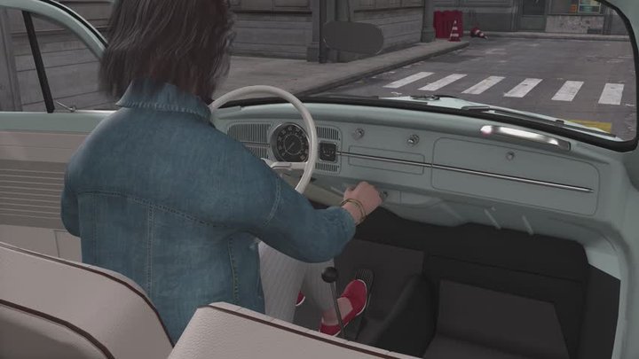 1967 VW Beetle Cranking Template - Sharon in Toms 1080p