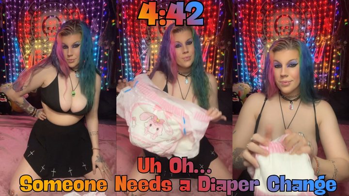 4:42:- Uh Oh… Someone Needs a Diaper Change - Shayekybonez - Changing - POV - MI