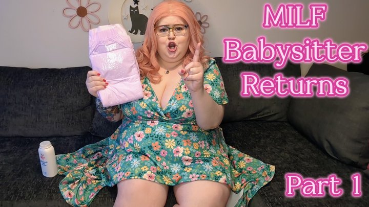 Diaper humiliation punishment JOI - Daisy, the BBW MILF next door returns to bab