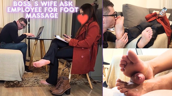 Mia Luxx - Boss wife ask Employee for Foot Massage and ended receiving Foot Wors